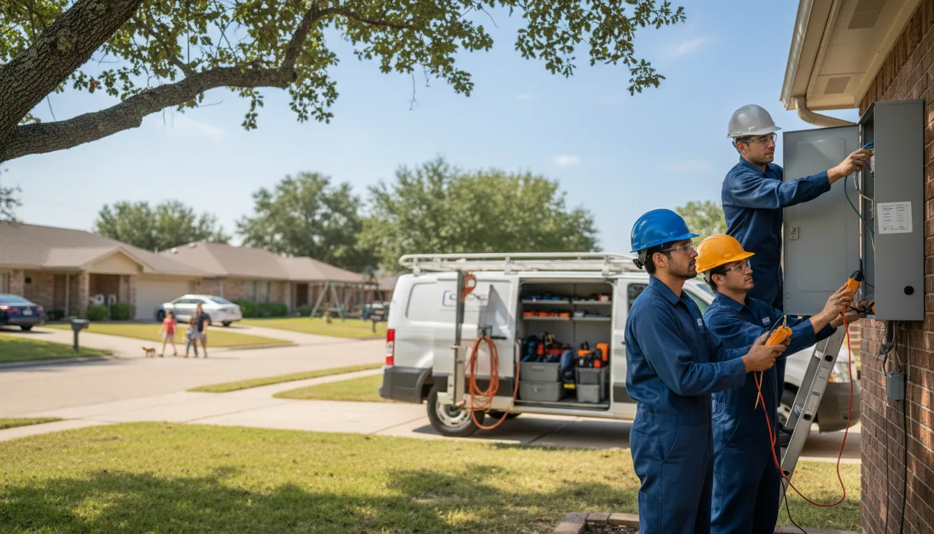 Certified electrician providing emergency electrical services in Reynoldsburg, OH